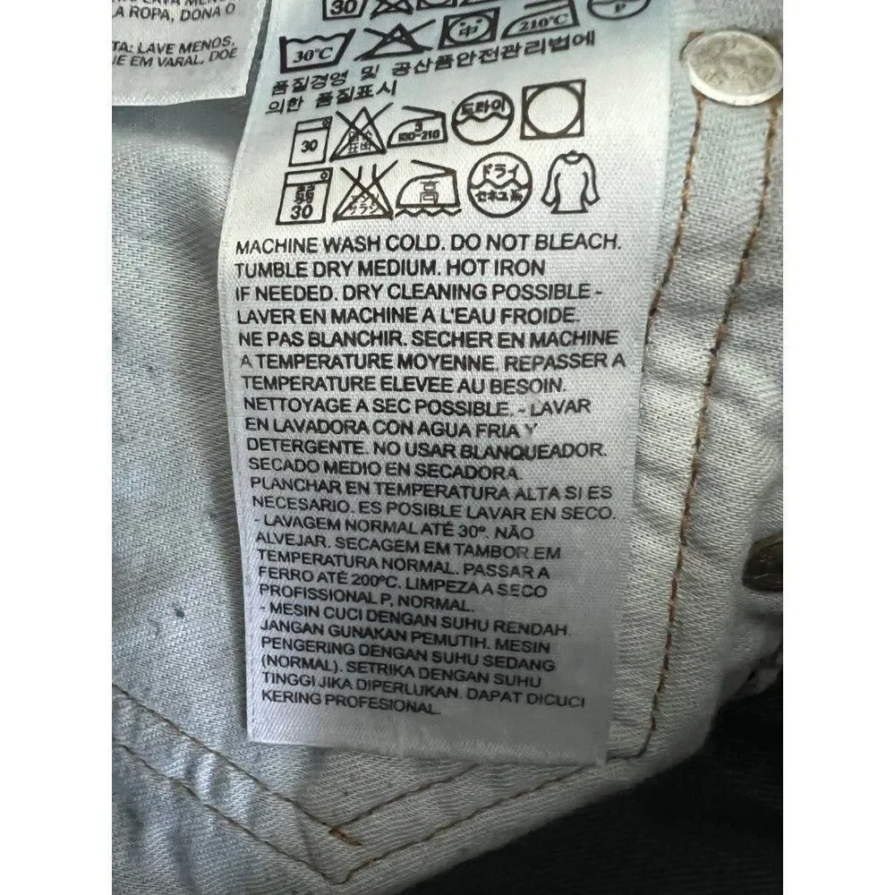 Levis 550 Relaxed Straight Leg Medium Wash Zipper Fly 32x34